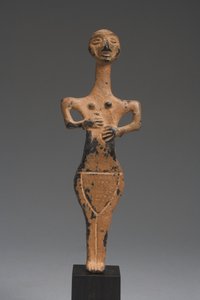 カナン人の女性の不妊治療の女神（ブロンズ）